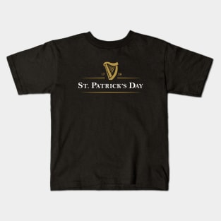 St Patrick's Day Slainte Drinking Kids T-Shirt